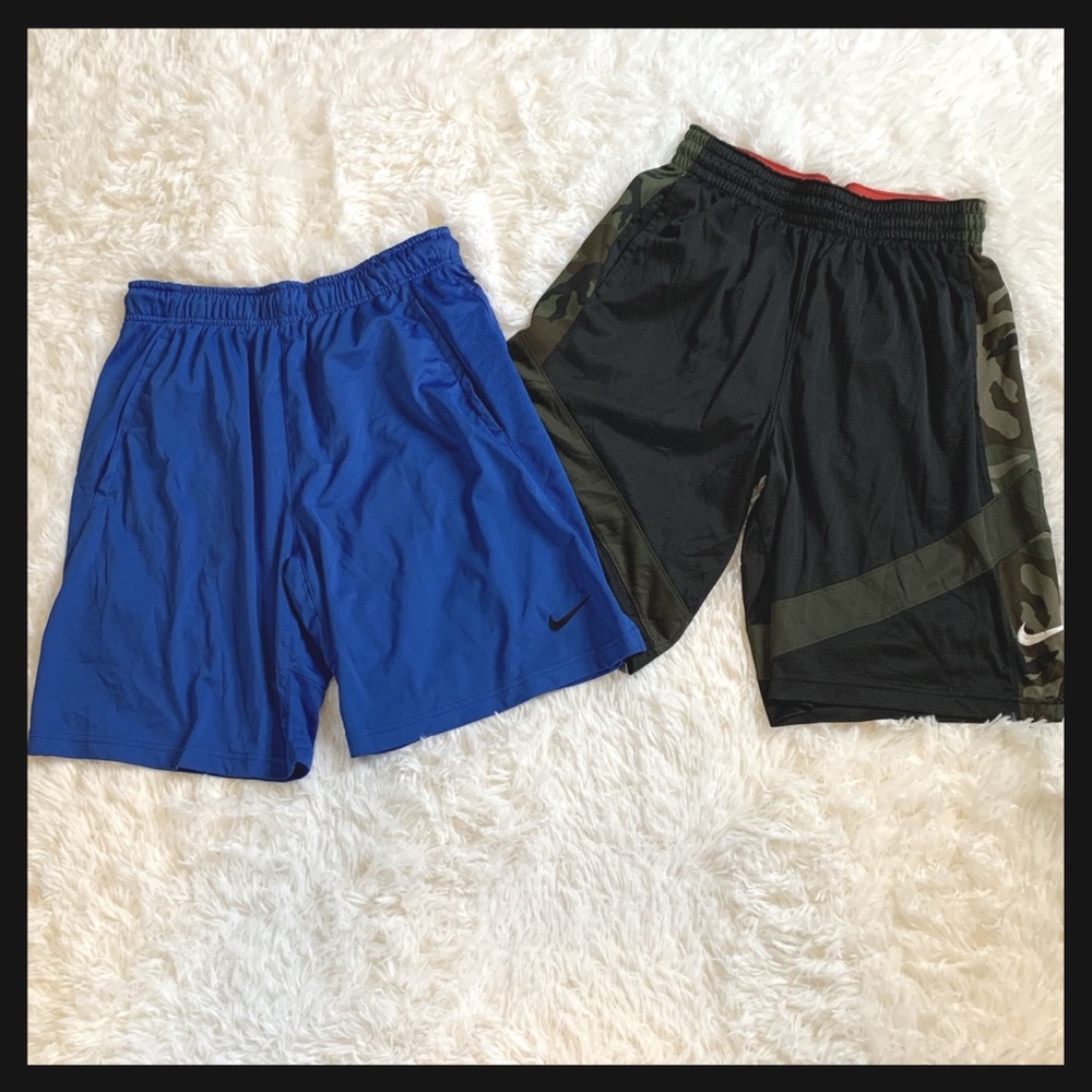 NIKE DRI FIT SHORTS BUNDLE MENS MEDIUM